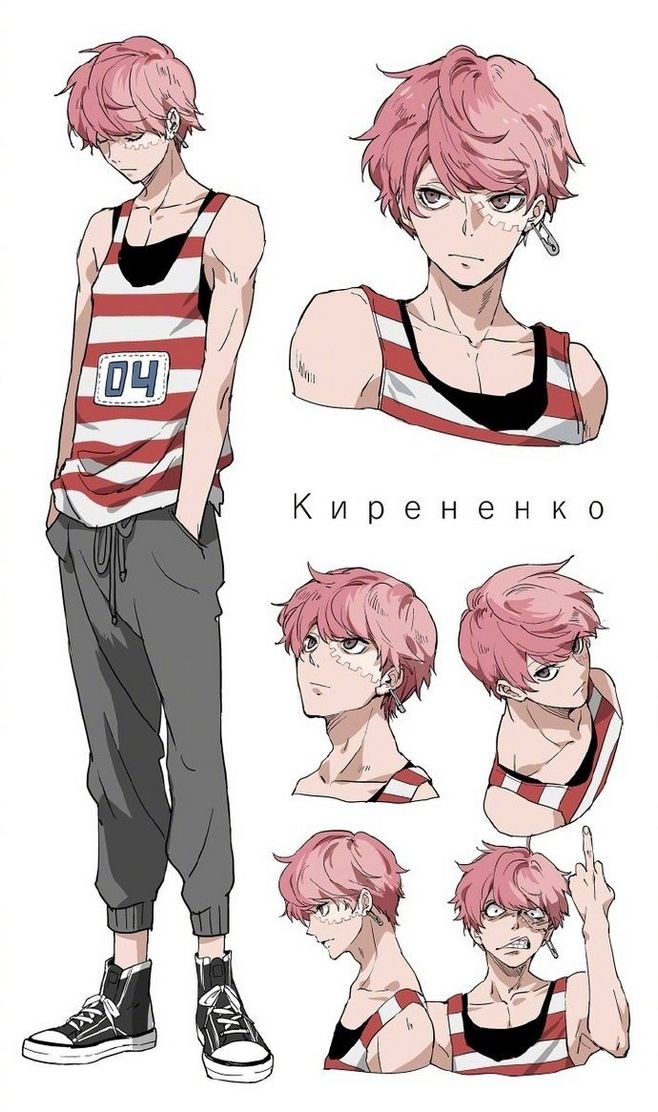 越獄兔擬人化 動漫男角色設(shè)計探秘